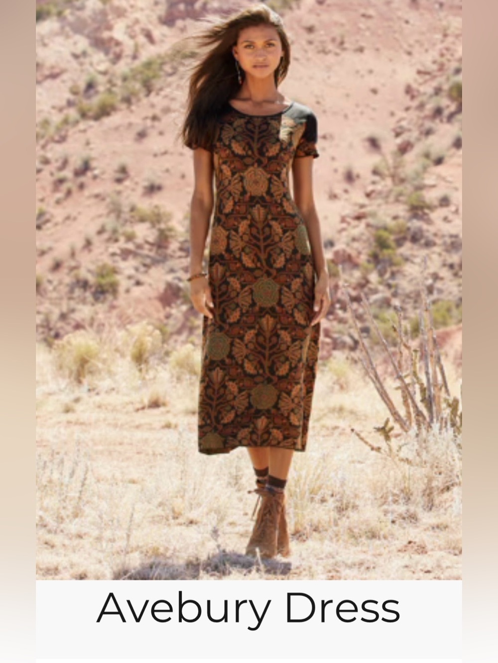 Peruvian Connection NWT XL Avebury Dress tree of life pattern